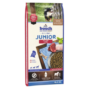 Bosch Корм сухой для щенков, с чувствительным пищеварением (ягненок, рис), 15кг