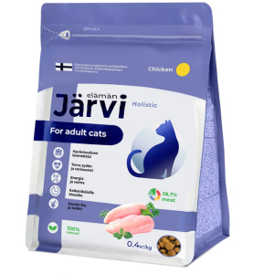 Jarvi сухой корм для кошек взрослых с курицей, 0,4кг