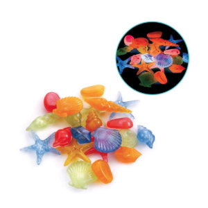 Laguna AQUA Ракушки морские 3001LD светящиеся разноцветные, 100шт (пакет)