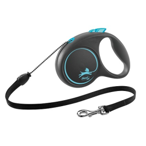 Поводок-рулетка "Flexi" "Black Design" S, трос