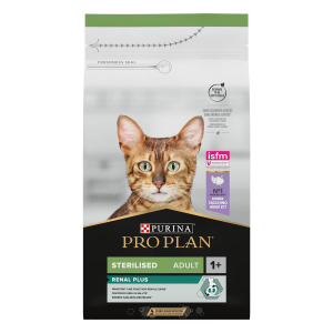 Purina Pro Plan Корм сухой для стерилизованных кошек (индейка), 3кг