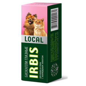 Irbis Local Биокапли глазные для собак и кошек, 15 мл