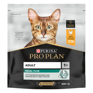 Purina Pro Plan Корм сухой для кошек (курица), 400г