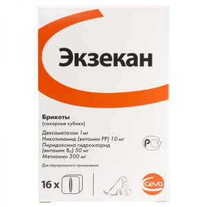 CEVA Экзекан для лечения экзем у собак и кошек, 16 кубиков