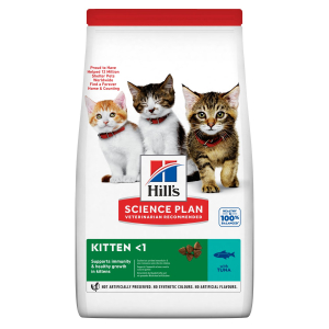 Hill's сухой корм для котят с тунцом 300гр