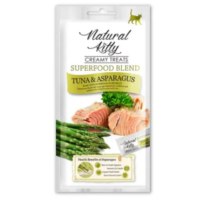 Pettric Natural Kitty крем-суп для кошек (тунец, спаржа) 4шт по 12гр