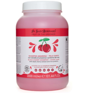ISB Fruit of the Groomer Black Cherry шампунь для короткой шерсти с протеинами риса,3000 мл