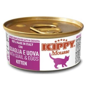 Kippy Mousse Kitten Мусс с перепелкой и яйцами, 85г