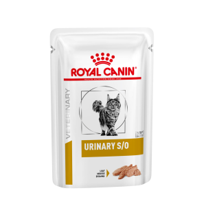 Royal Canin Urinary S/O Feline Корм диетический для кошек при мочекаменной болезни, паштет, 85гр