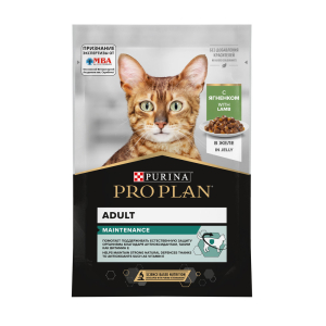 Purina Pro Plan Корм консервированный для кошек (ягненок в желе), 85г