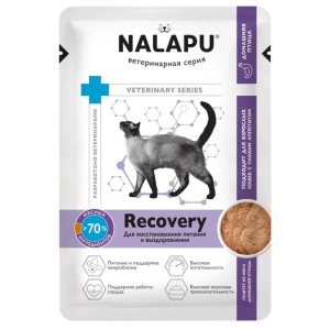 Nalapu Recovery влажный корм для кошек для восстановления питания и выздоровления 77гр