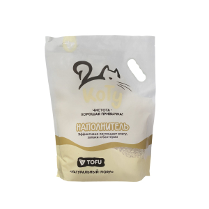 КОТУ TOFU Наполнитель комкующийся для кошачьего туалета (Натуральный IVORY), 10л