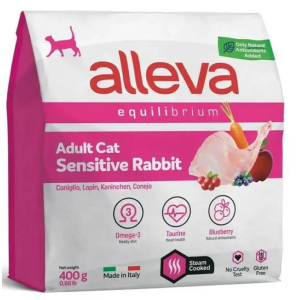 Alleva Equilibrium Корм сухой для кошек (кролик), 0,4кг