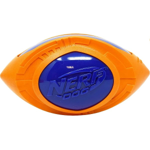 Nerf Dog Мяч для собак, регби из термоплаcтичной резины, 18см