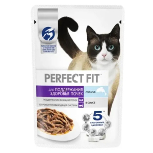 Perfect Fit Здоровье почек для кошек (Лосось в соусе)