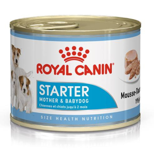 Royal Canin Starter Mousse Dog Консервы щенков до 2-х месяцев, беременных и кормящих собак, 195г