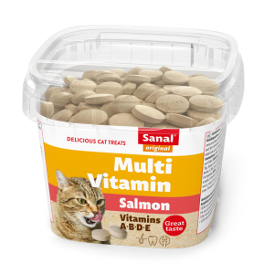 Sanal Лакомство для кошек (мультивитамин с лососем), 100г