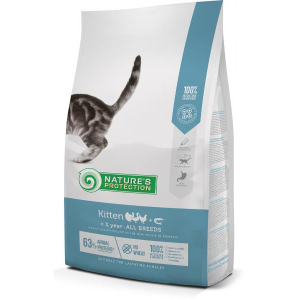 Nature's Protection Kitten Корм сухой для котят (птица, криль), 7кг