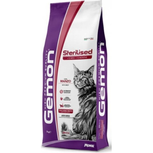 Gemon Cat Sterilized BEEF сухой корм  для кошек стерилизованных, с говядиной ,7кг