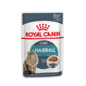 Royal Canin Hairball Care Корм консервированный для взрослых кошек в соусе для профилактики образования волосяных комочков, 85г