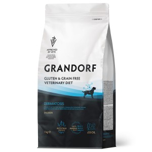 Grandorf  VET DOG DERMATOSIS сухой корм для собак диетический, при дерматозах на основе бескостного лосося 1кг