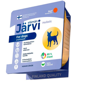 Jarvi консервы для собак всех пород, паштет с говядиной 100гр