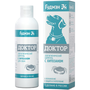 "Доктор" шампунь для собак с хитозаном 200мл