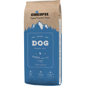 Chicopee Корм сухой для щенков всех пород (ягненок и рис), 20кг