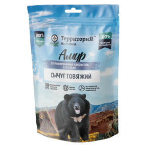 ТерриториЯ Амур Сычуг говяжий лакомство сублимированное для собак, 40г