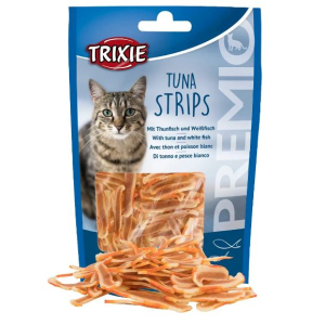 Лакомство "TRIXIE PREMIO" для кошек, ломтики из тунца, без глютена и сахара, 20 г.