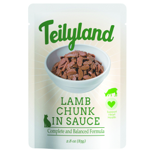 Teilyland для кошек кусочки с ягненком в соусе,85г
