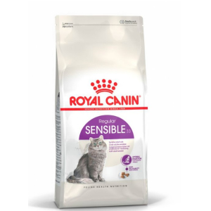 Royal Canin Sensible 33 Корм сухой сбалансированный для взрослых кошек с чувствительной пищеварительной системой, 2 кг