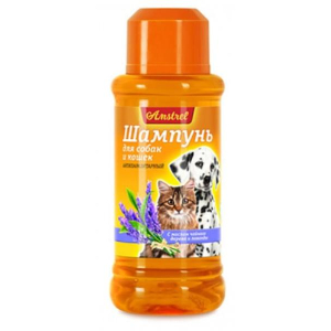 Amstrel Репеллентный шампунь для собак и кошек (лаванда, чайное дерево), 120мл