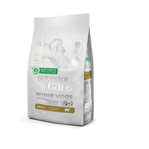 Natures Protection SC Whitе Dogs сухой корм для собак белошерстных мелких пород с ягненком 10кг