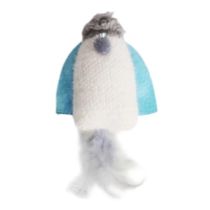 Игрушка Petpark для кошек Космический корабль с перьями и кошачьей мятой,20 см