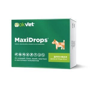 МаксиДропс для собак весом от 10 до 20кг