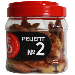 For Dogs №2 Лакомство для собак (заячьи ушки с филе зайца), 500г