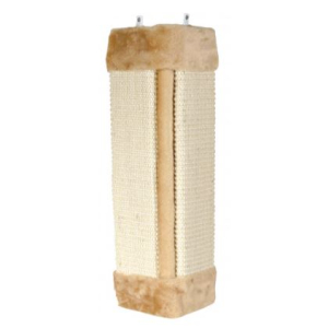 Когтеточка"TRIXIE", с креплением на стену, 23x 49см, бежевая, угловая