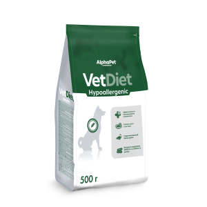 AlphaPet Vet Diet сухой корм для собак при пищевой аллергии 500г