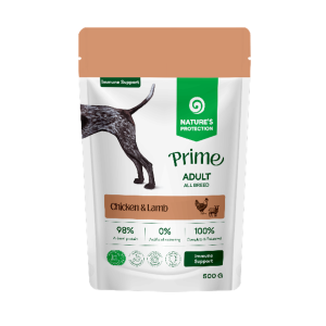 Natures Protection Immunity Support влажный корм для собак соус (курица/ягненок) 500гр