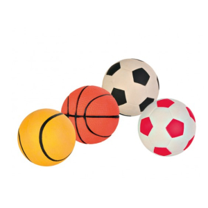 Игрушка  "TRIXIE" для собак "Мяч", диам.9см, вспененная резина, различные варианты расцветок