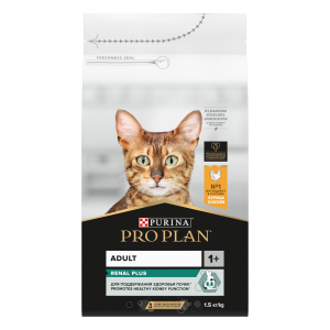 Purina Pro Plan Корм сухой для кошек (курица), 1.5кг