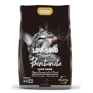 Наполнитель бентонитовый LOVE SAND без аромата,5л