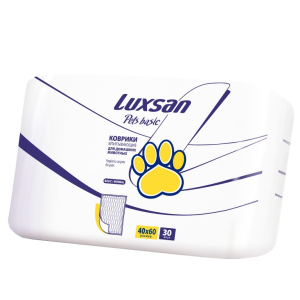Коврики (пеленки) LUXSAN Basic для животных 40х60, 30 шт