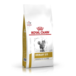 Royal Canin Urinary S/O Moderate Calorie диетический корм для взрослых кошек при МКБ и избыточном весе 350 г