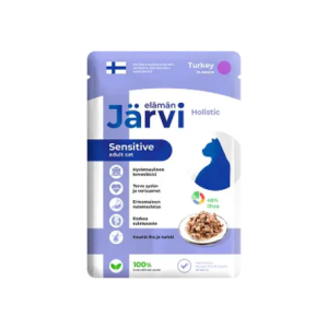 Jarvi влажный корм для кошек с чувствительным пищеварением, желе (индейка) 85гр