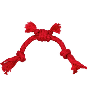 Playology сенсорный канат PUPPY SENSORY ROPE для щенков мелких и средних пород 8-16 недель с ароматом говядины, цвет красный
