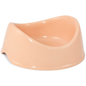 Gamma Миска пластиковая для питомца (бисквит), 0,4л