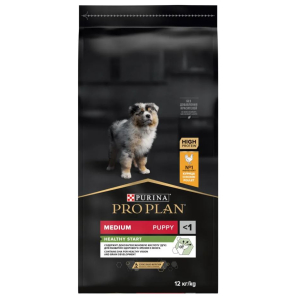 Purina Pro Plan Medium Puppy cухой корм для щенков средних пород (курица) 12кг