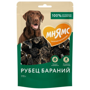 Мнямс лакомство на каждый день для собак Рубец бараний 170 г